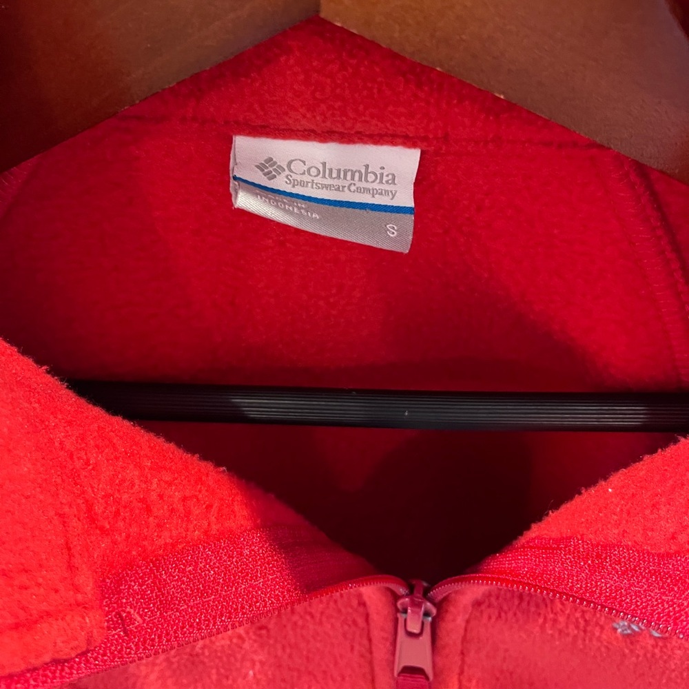 Columbia Fleece women’s Red size Small - Picture 3 of 4